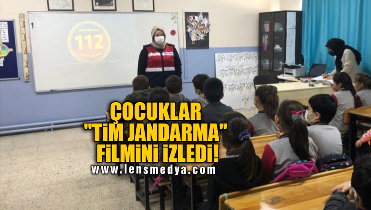 ÇOCUKLAR "TİM JANDARMA" FİLMİNİ İZLEDİ!