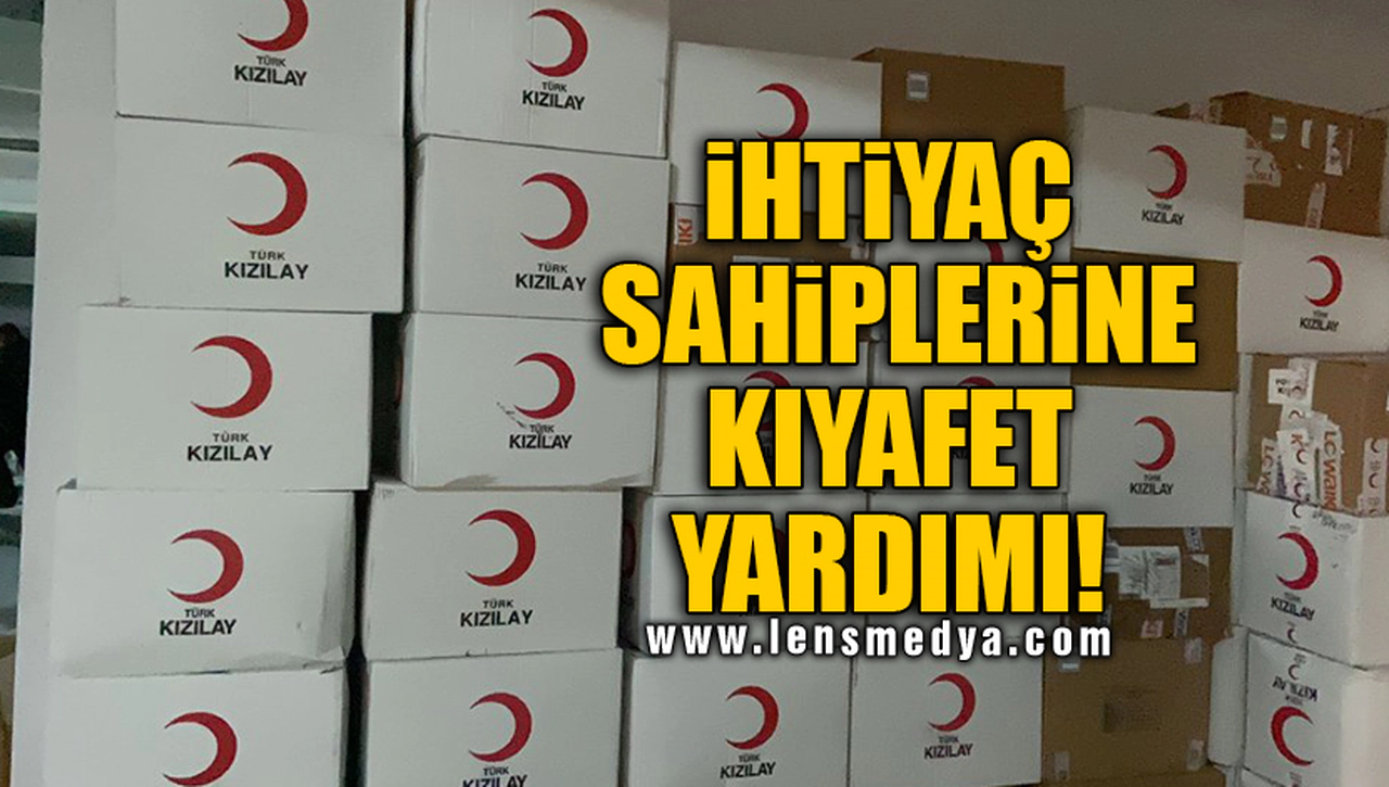 İHTİYAÇ SAHİPLERİNE KIYAFET YARDIMI!