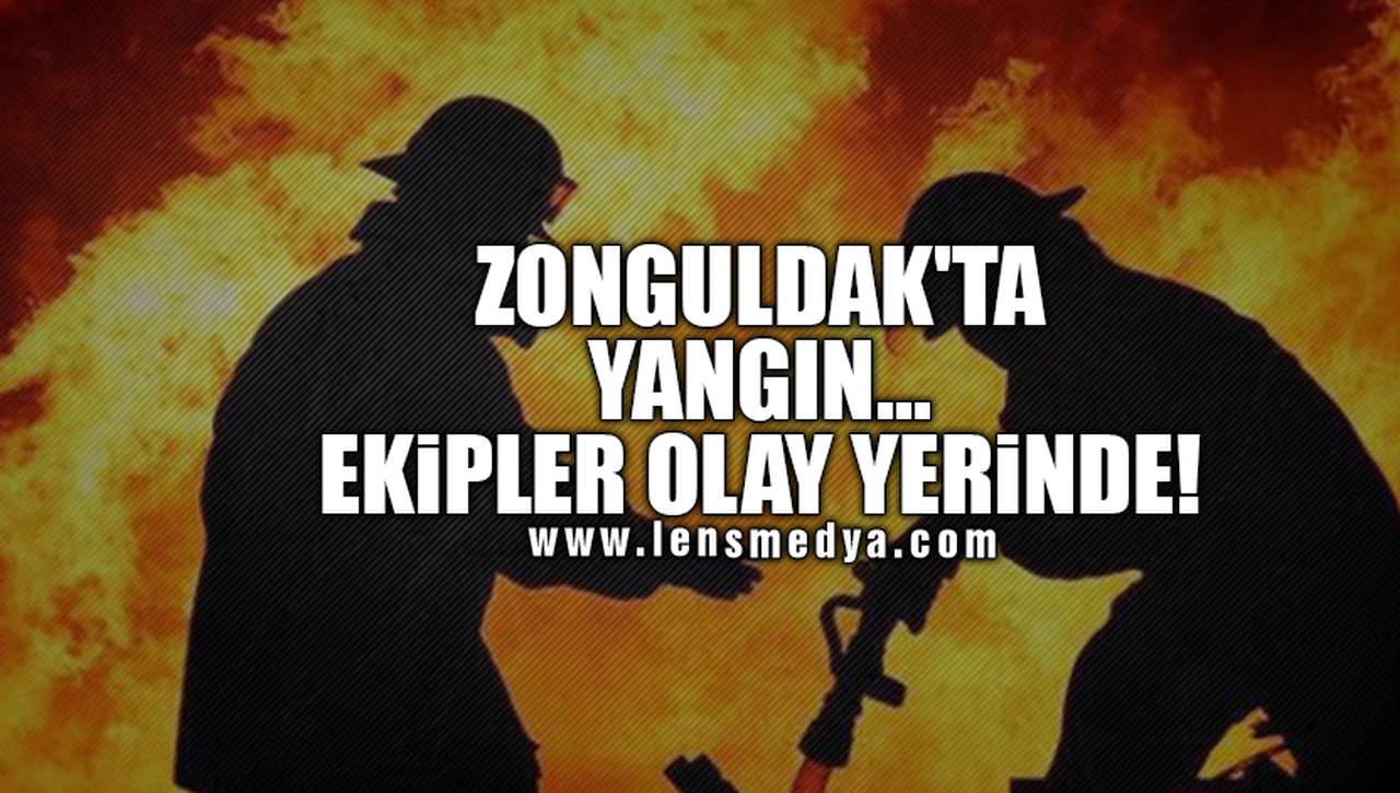 ZONGULDAK'TA YANGIN... EKİPLER OLAY YERİNDE!