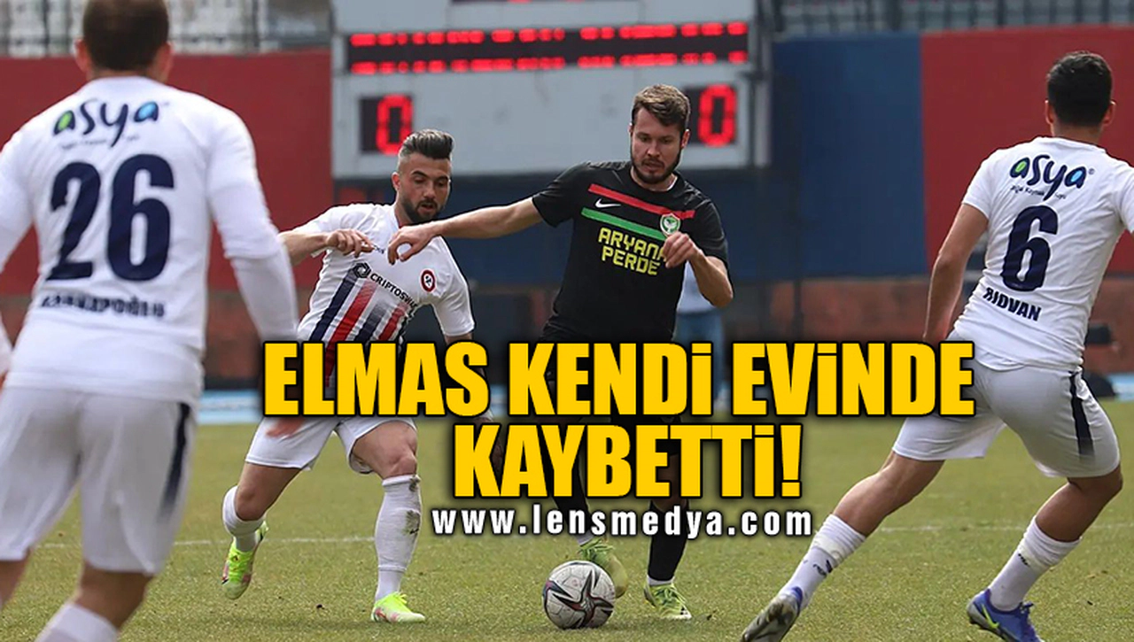 ELMAS KENDİ EVİNDE KAYBETTİ!