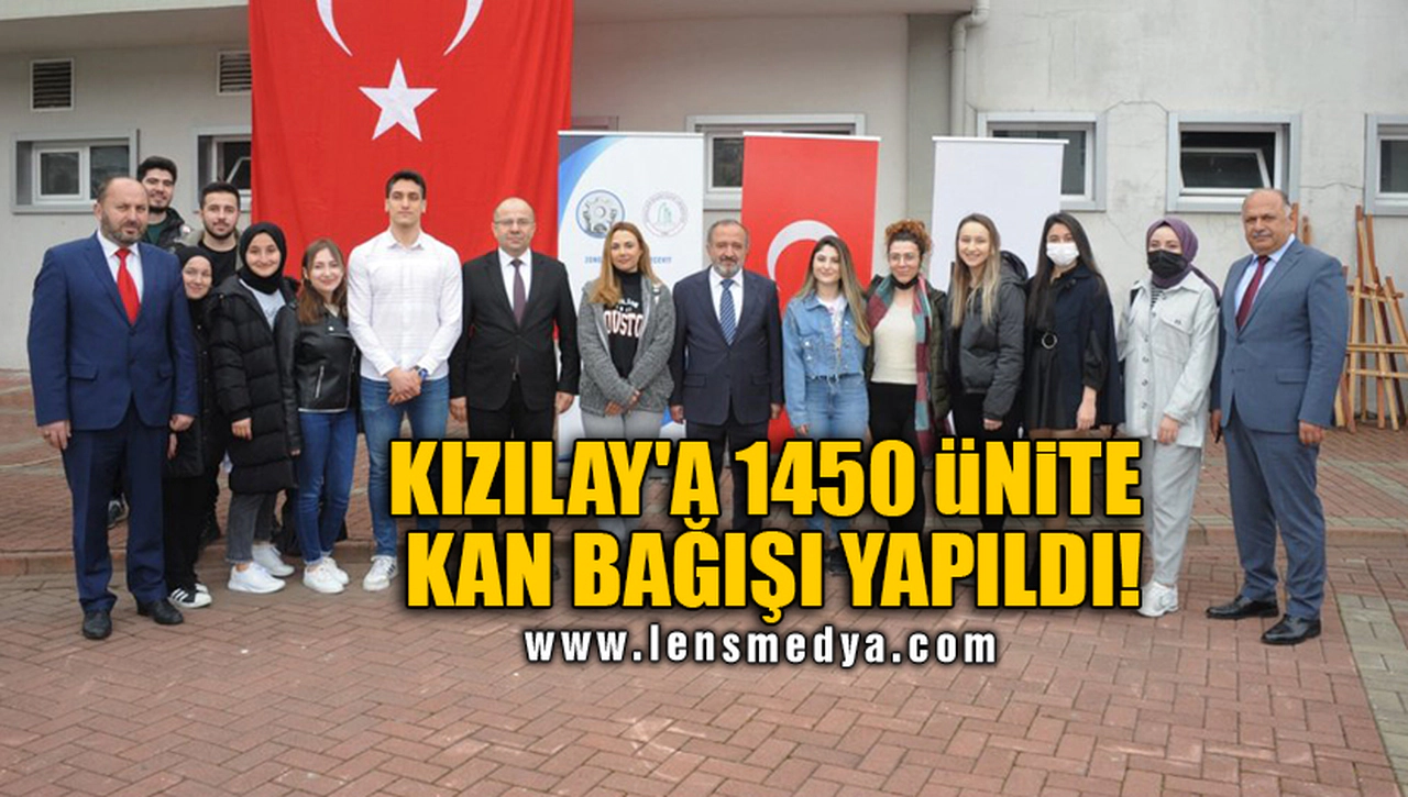 KIZILAY'A 1450 ÜNİTE KAN BAĞIŞI YAPILDI!