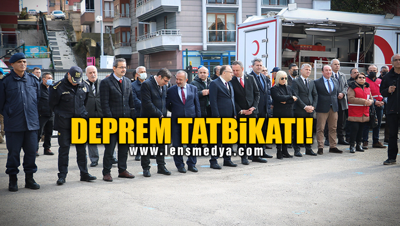 DEPREM TATBİKATI!