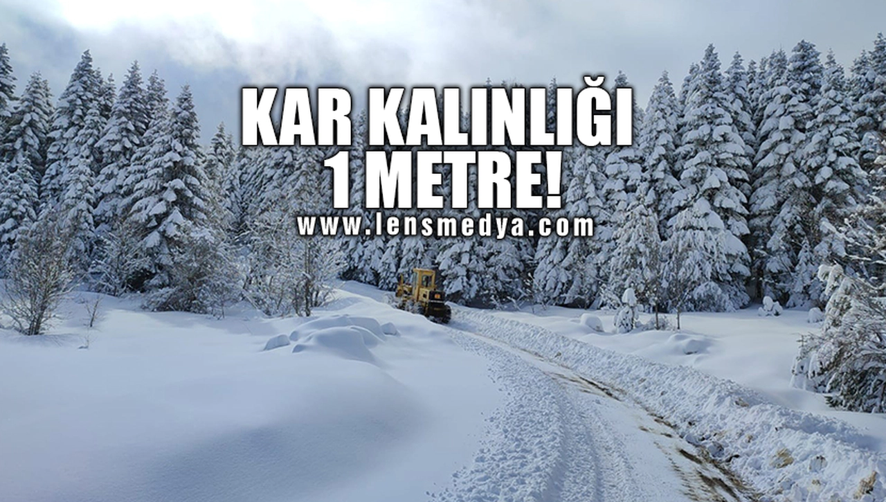 KAR KALINLIĞI 1 METRE!
