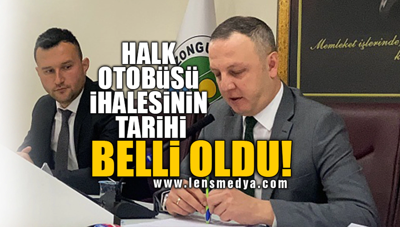 HALK OTOBÜSÜ İHALESİNİN TARİHİ BELLİ OLDU!