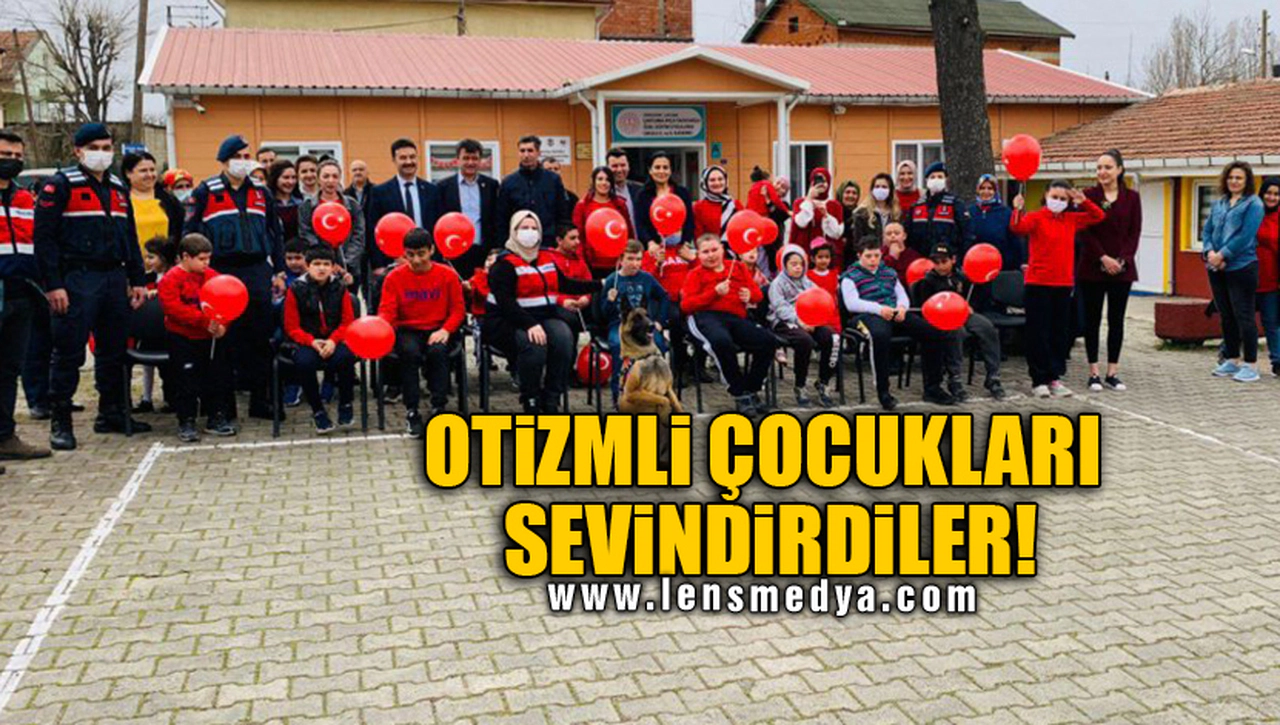 OTİZMLİ ÇOCUKLARI SEVİNDİRDİLER!