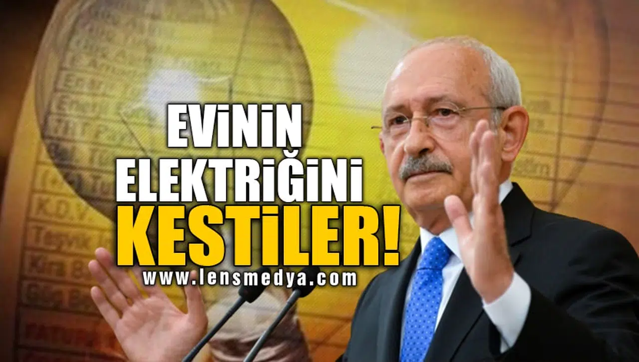EVİNİN ELEKTRİĞİNİ KESTİLER!
