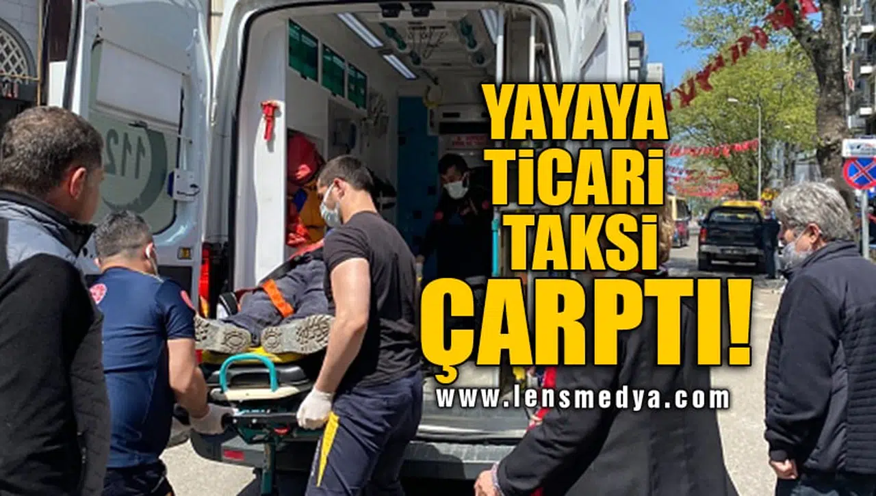 YAYAYA TİCARİ TAKSİ ÇARPTI!