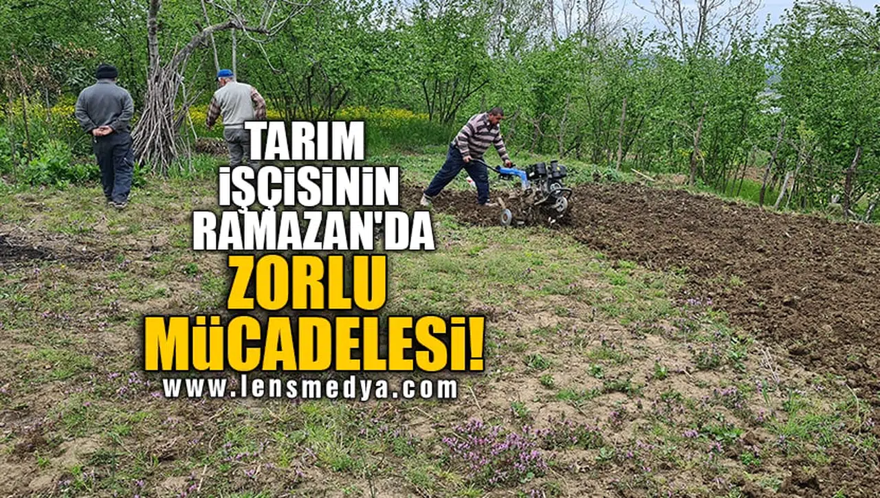 TARIM İŞÇİSİNİN RAMAZAN'DA ZORLU MÜCADELESİ!