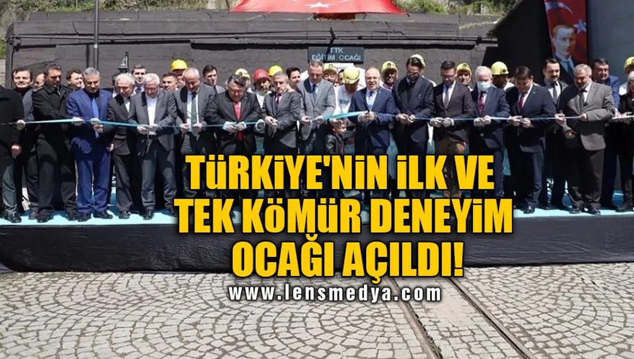 TÜRKİYE'NİN İLK VE TEK KÖMÜR DENEYİM OCAĞI AÇILDI!
