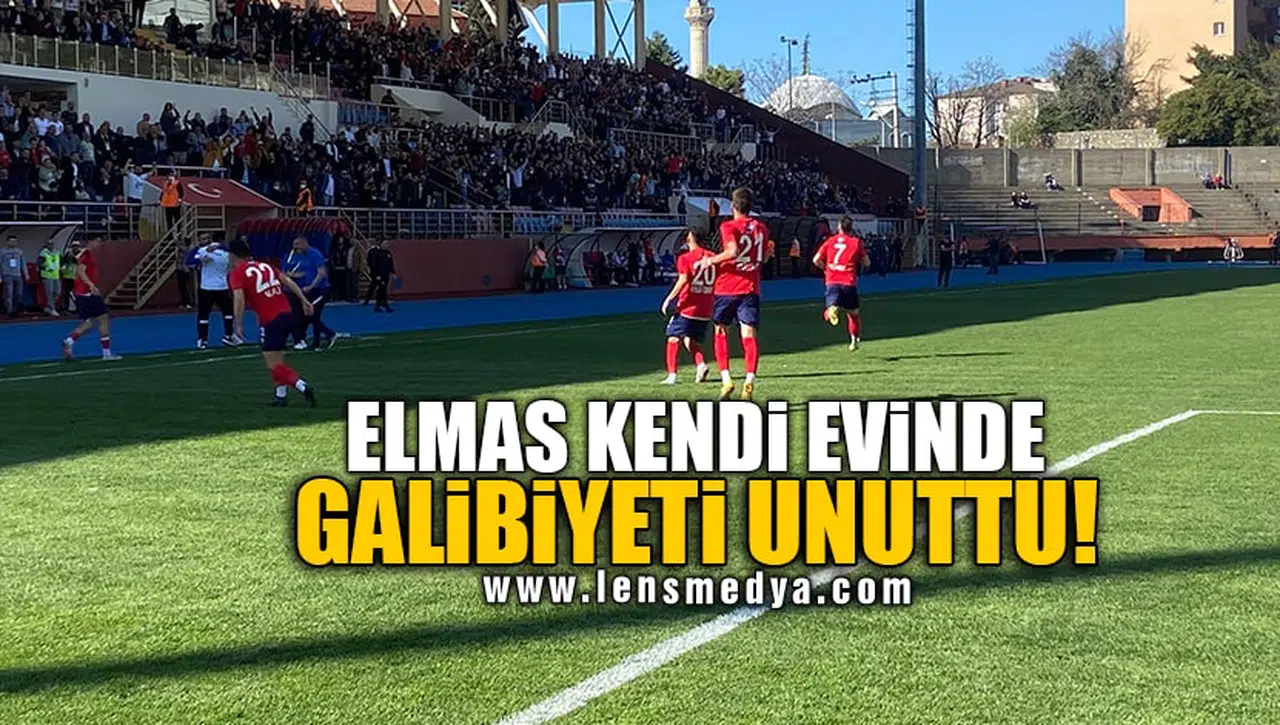 ELMAS KENDİ EVİNDE GALİBİYETİ UNUTTU!