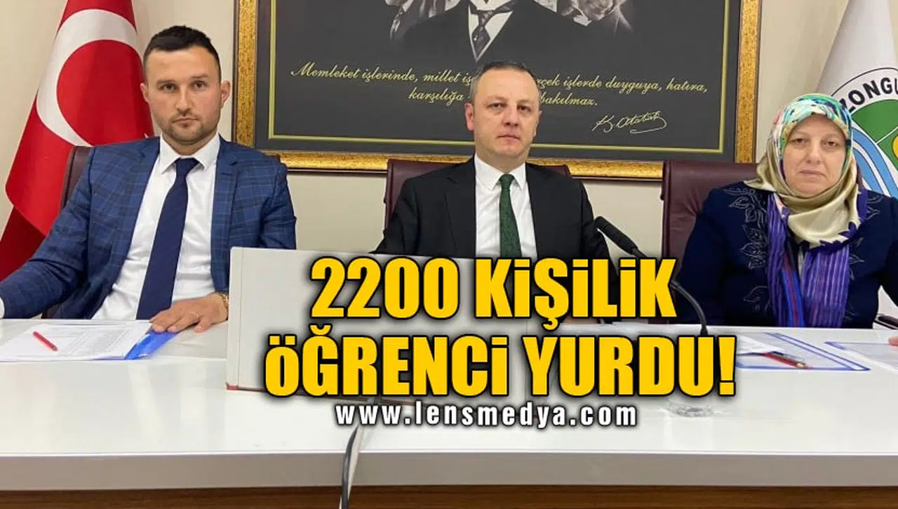 2200 KİŞİLİK ÖĞRENCİ YURDU!
