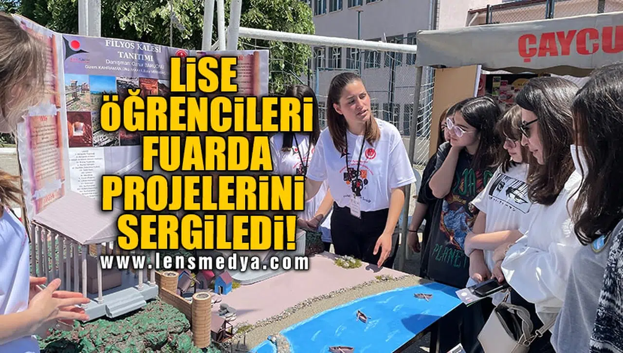 LİSE ÖĞRENCİLERİ FUARDA PROJELERİNİ SERGİLEDİ!