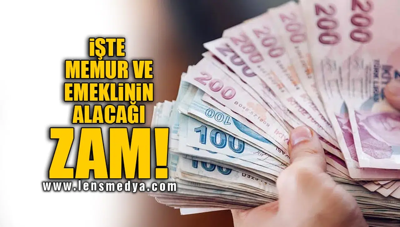 MEMUR VE EMEKLİNİN ZAM TUTUTARI BELLİ OLUYOR!