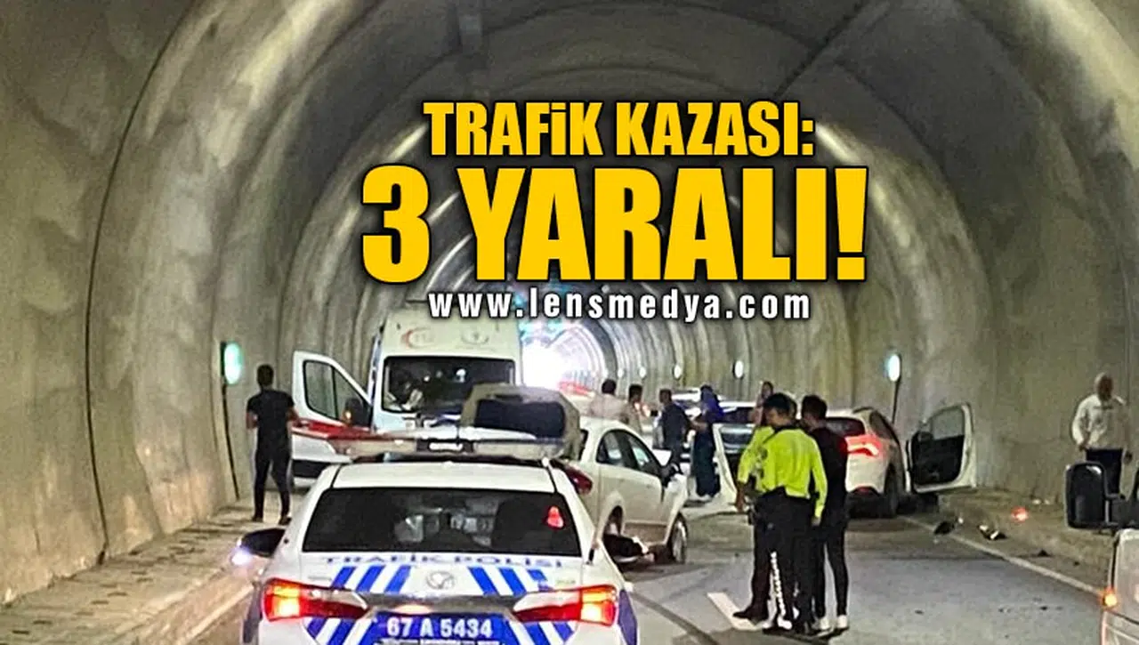 TRAFİK KAZASI: 3 YARALI!