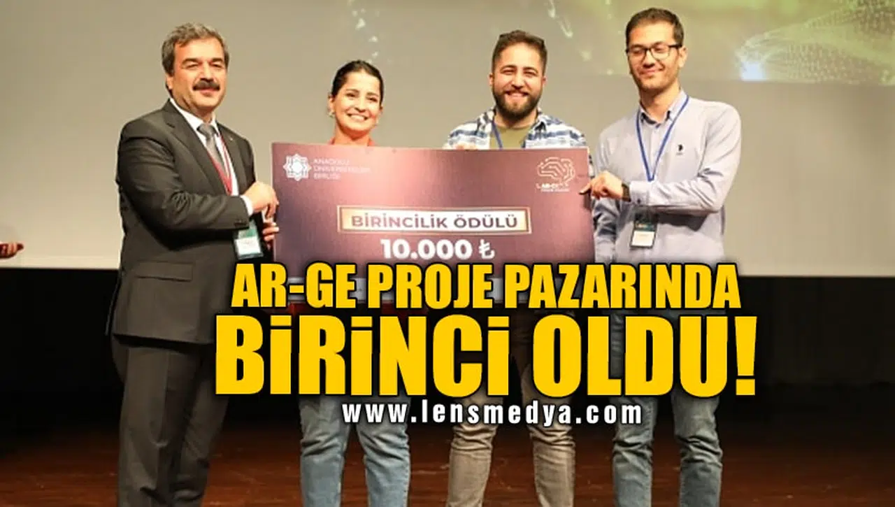 AR-GE PROJE PAZARINDA BİRİNCİ OLDU!