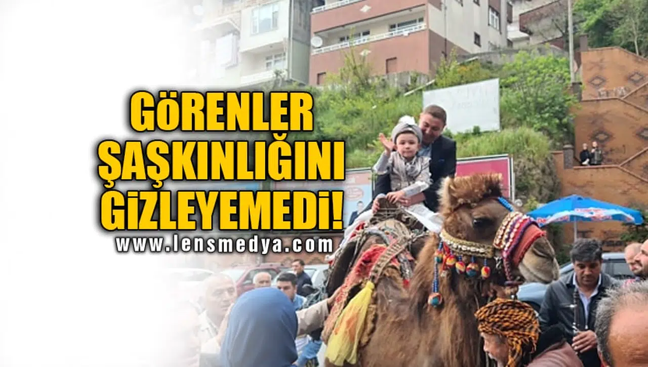 GÖRENLER ŞAŞKINLIĞINI GİZLEYEMEDİ!