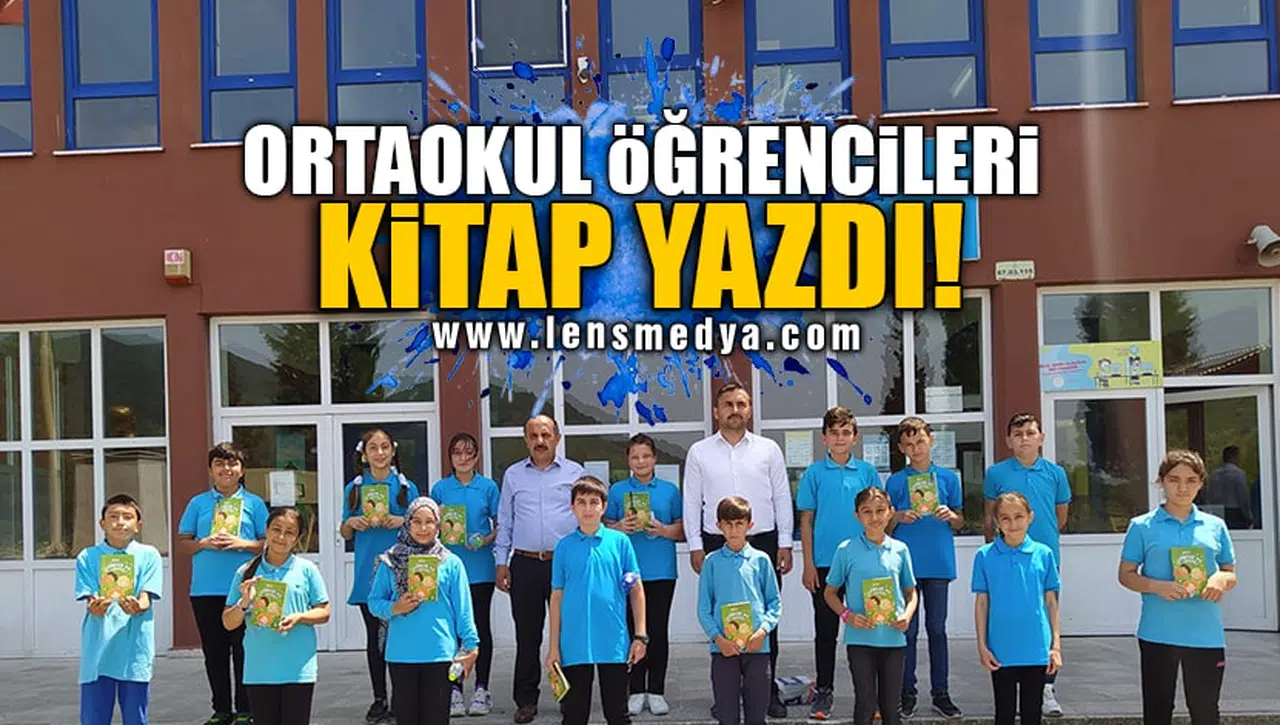 ORTAOKUL ÖĞRENCİLERİ KİTAP YAZDI!