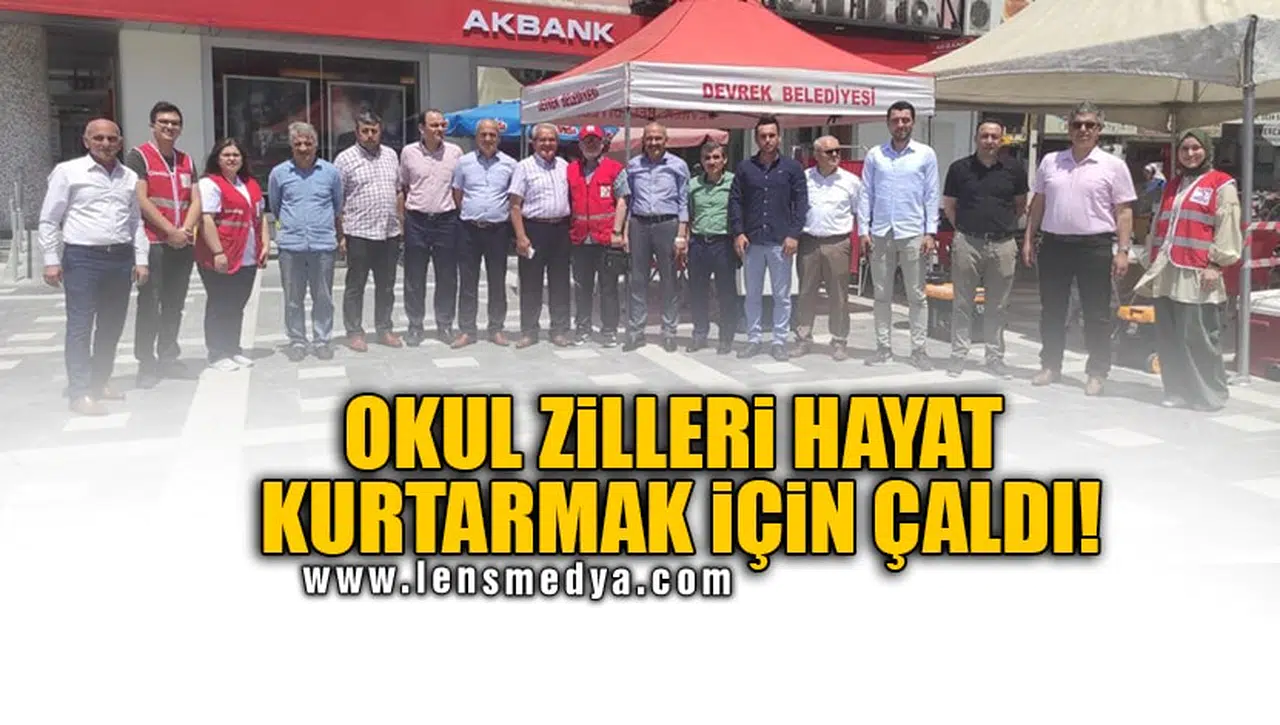 OKUL ZİLLERİ HAYAT KURTARMAK İÇİN ÇALDI!