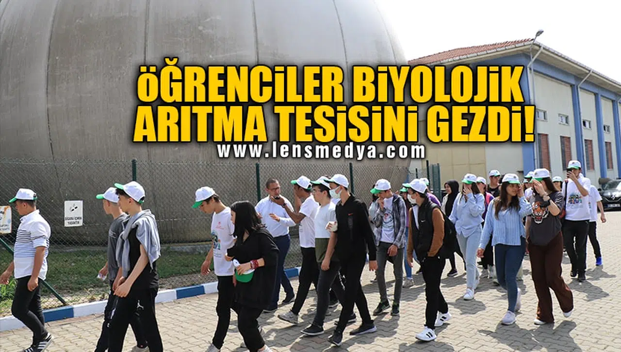 ÖĞRENCİLER BİYOLOJİK ARITMA TESİSİNİ GEZDİ!