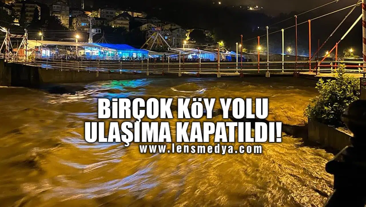 BİRÇOK KÖY YOLU ULAŞIMA KAPATILDI!