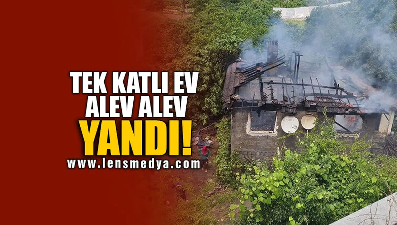 TEK KATLI EV ALEV ALEV YANDI!