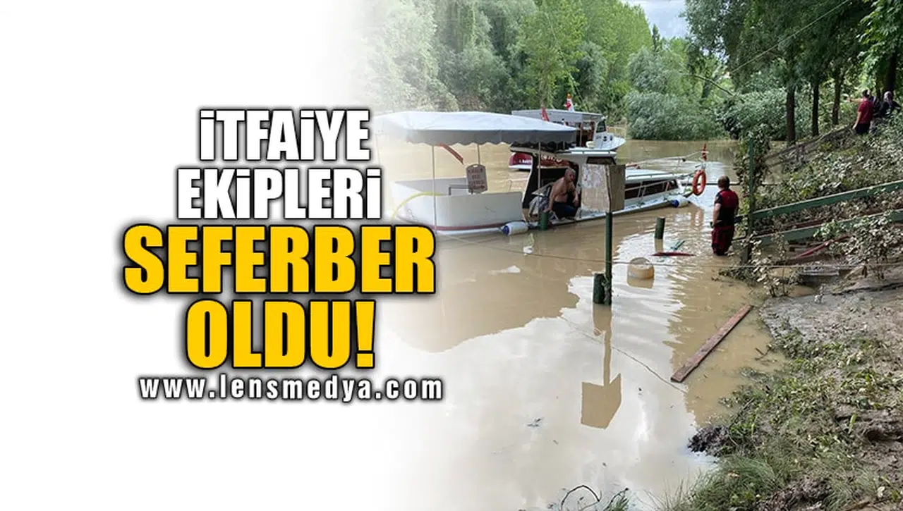 İTFAİYE EKİPLERİ SEFERBER OLDU!