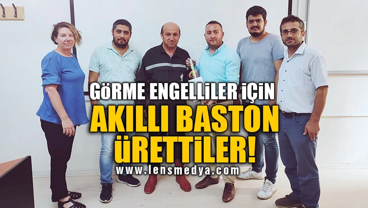 GÖRME ENGELLİLER İÇİN AKILLI BASTON ÜRETTİLER!