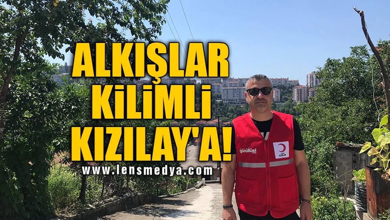 ALKIŞLAR KİLİMLİ KIZILAY'A!