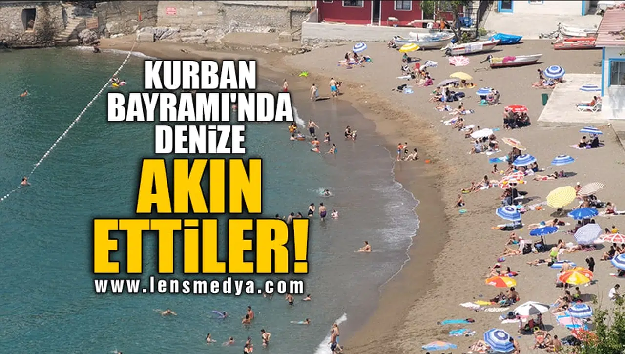 KURBAN BAYRAMI'NDA DENİZE AKIN ETTİLER!