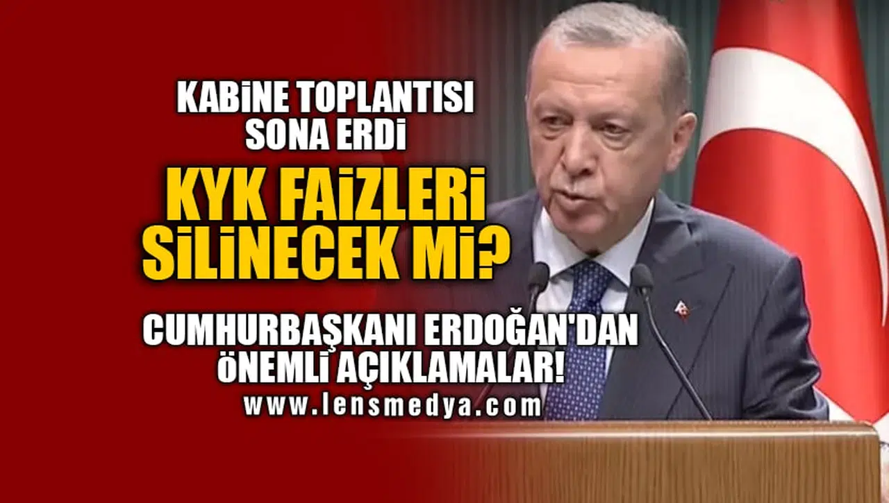 CUMHURBAŞKANI ERDOĞAN'DAN ÖNEMLİ AÇIKLAMALAR!