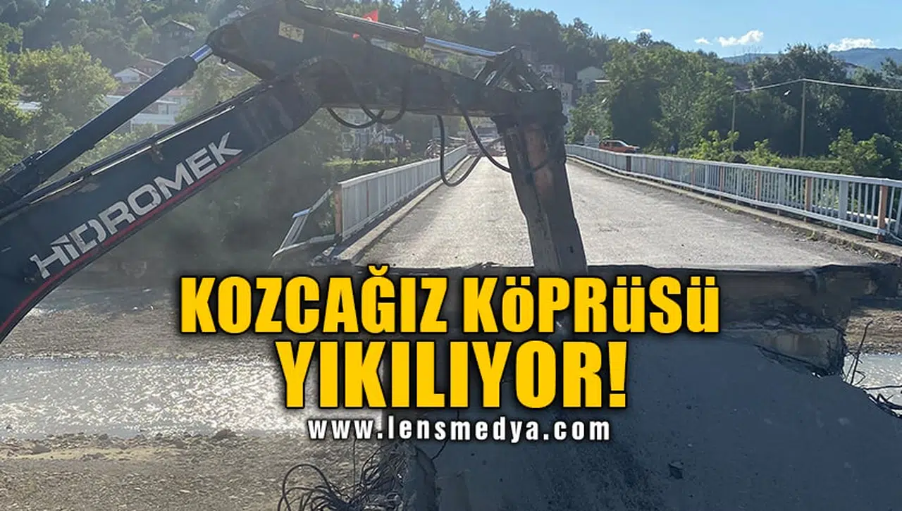 KOZCAĞIZ KÖPRÜSÜ YIKILIYOR!