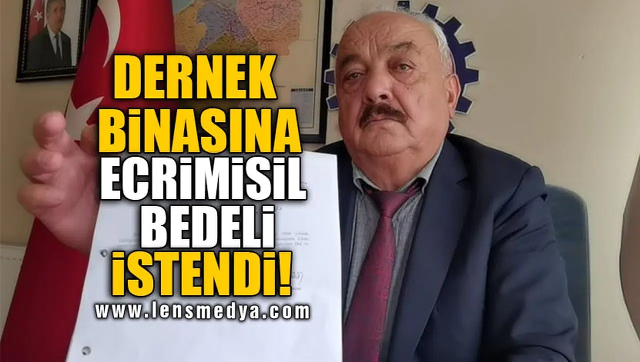 DERNEK BİNASINA ECRİMİSİL BEDELİ İSTENDİ!
