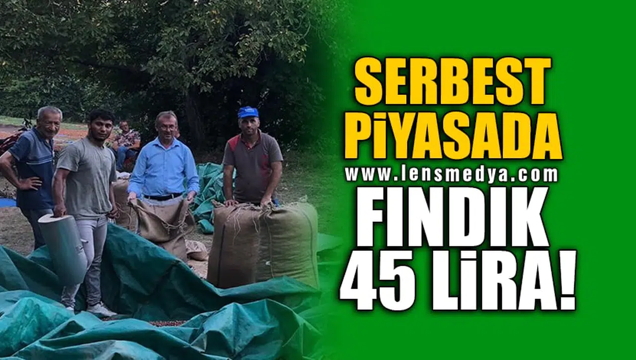 SERBEST PİYASADA FINDIK 45 LİRA!