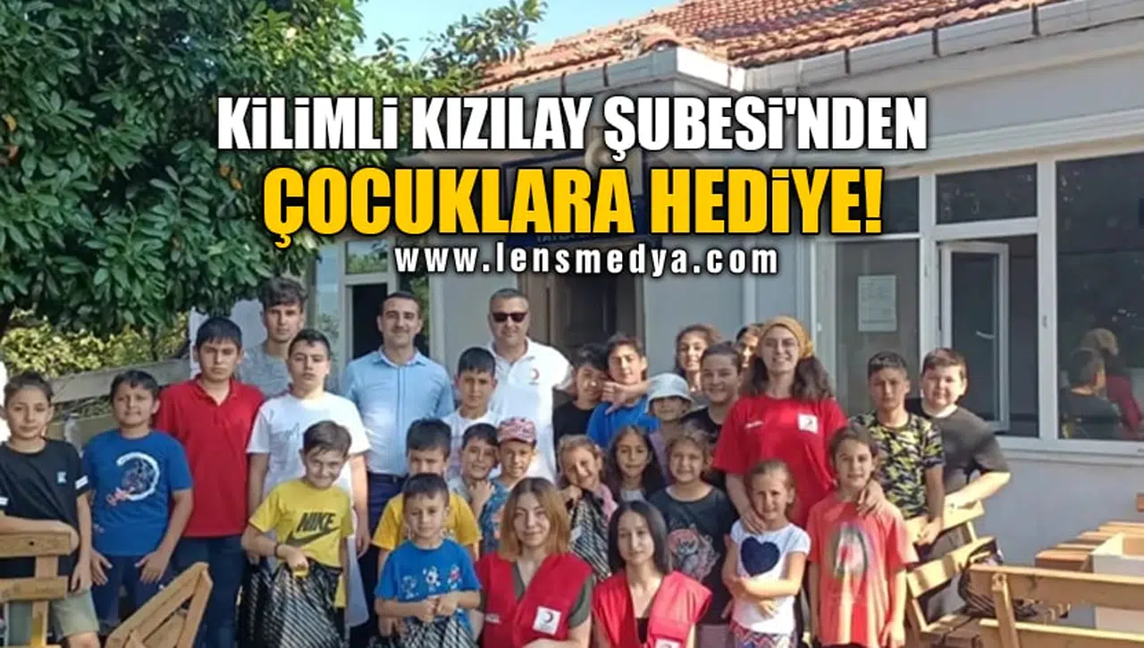KİLİMLİ KIZILAY ŞUBESİ'NDEN ÇOCUKLARA HEDİYE!