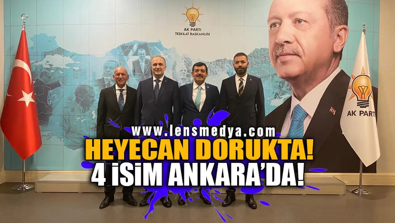 HEYECAN DORUKTA! 4 İSİM ANKARA'DA
