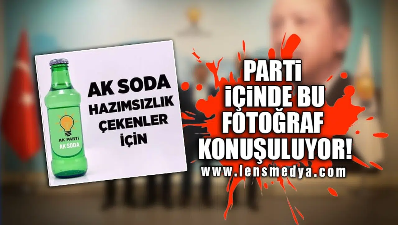 PARTİ İÇİNDE BU FOTOĞRAF KONUŞULUYOR!