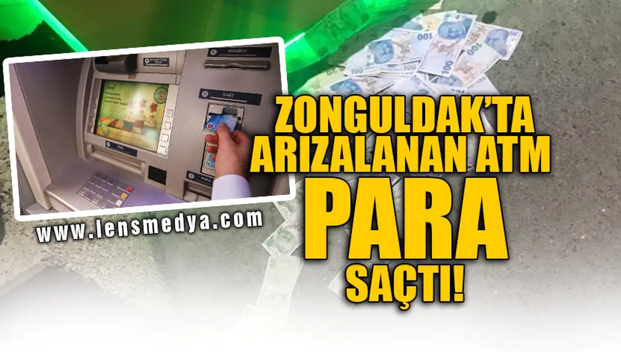 BOZULAN ATM PARA SAÇTI!