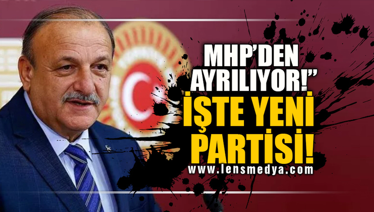 MHP'DEN AYRILIYOR! İŞTE YENİ PARTİSİ!