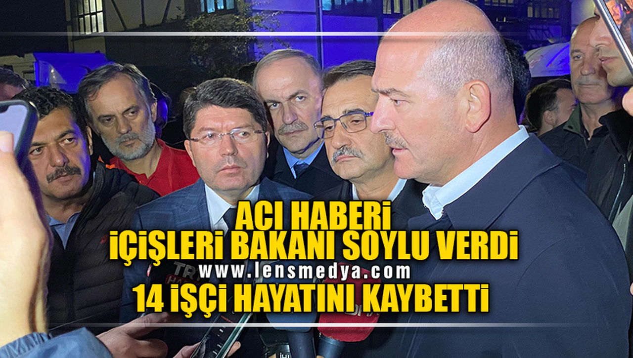 "14 MADEN İŞÇİSİ HAYATINI KAYBETTİ"