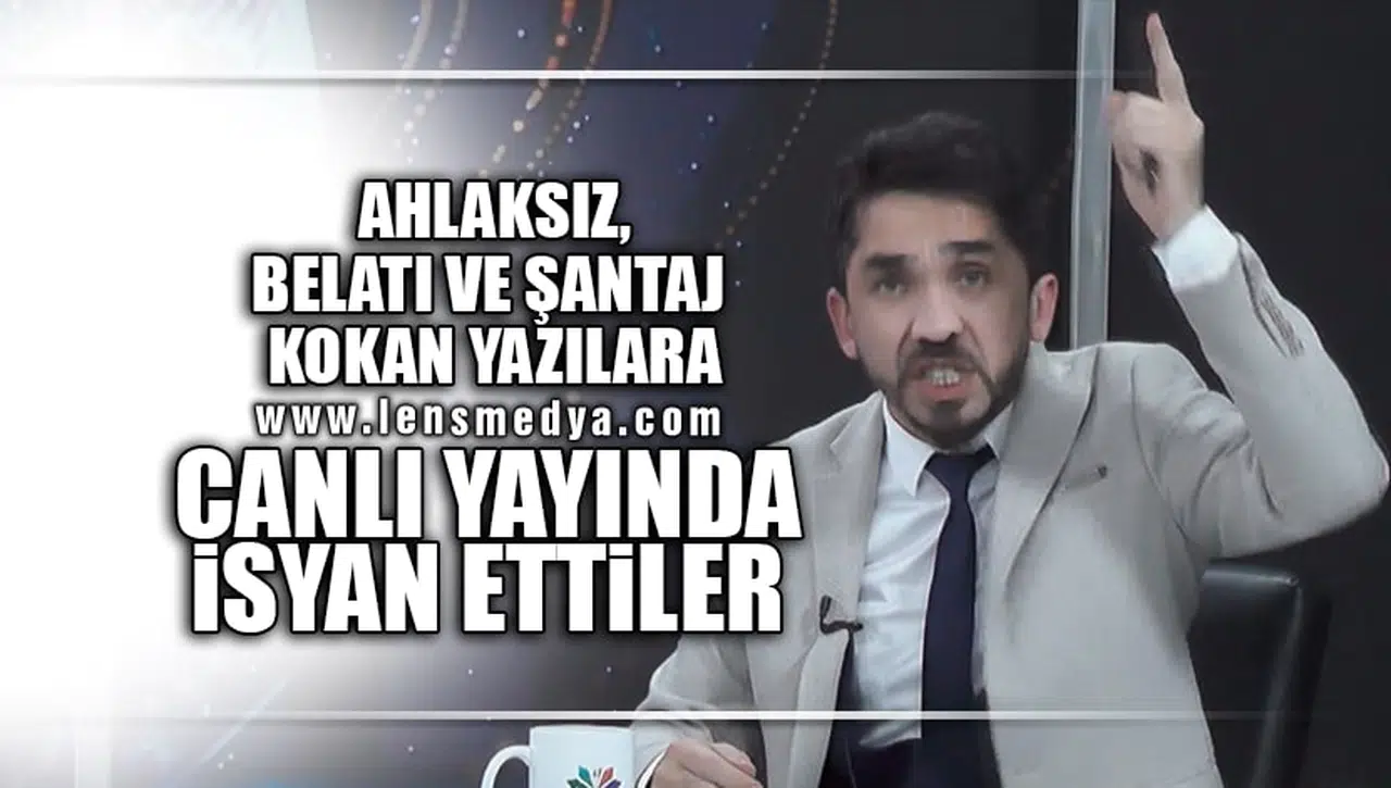 BELALTI VE ŞANTAJ KOKAN YAZILARA CANLI YAYINDA İSYAN ETTİLER!