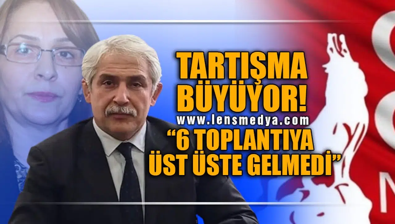 "6 TOPLANTIYA ÜST ÜSTE GELMEDİ"