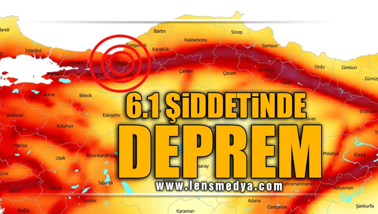 6.1 ŞİDDETİNDE DEPREM!
