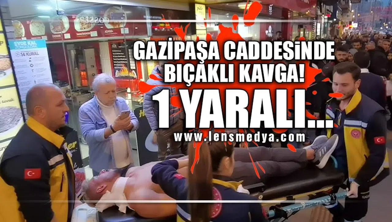 GAZİPAŞA'DA BIÇAKLI KAVGA... BOĞAZINI KESTİ!