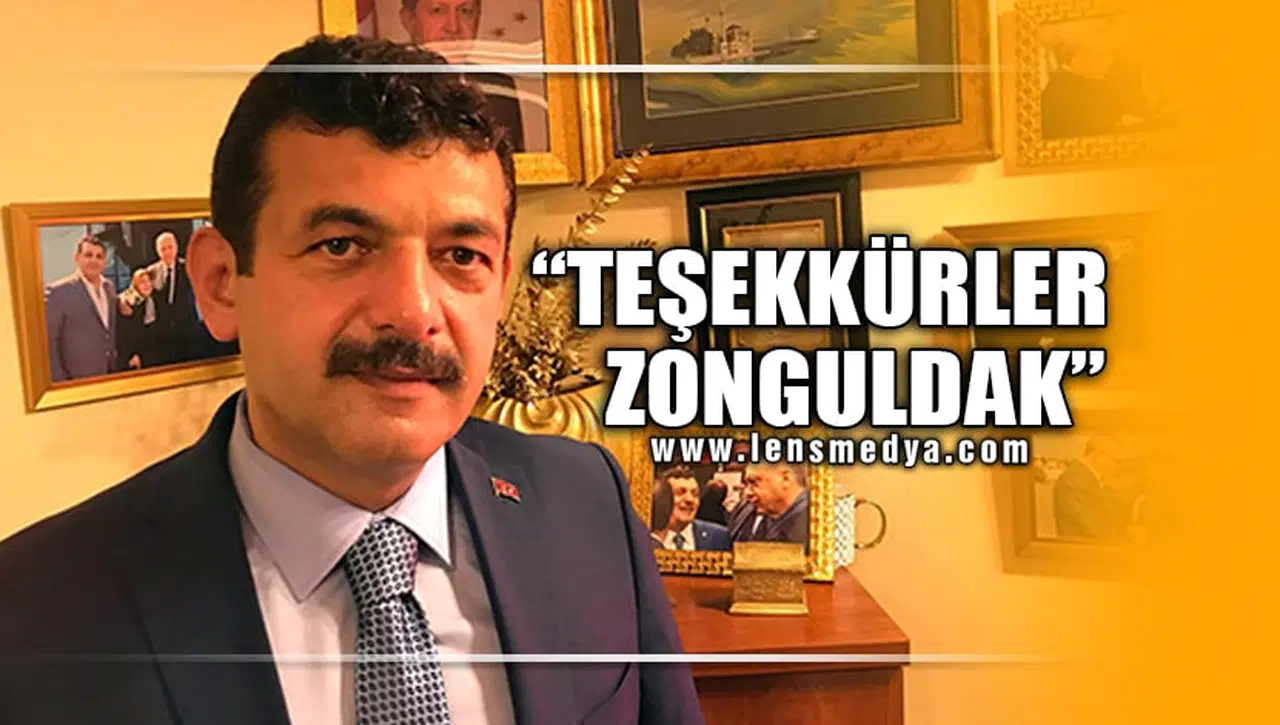 "TEŞEKKÜRLER ZONGULDAK"