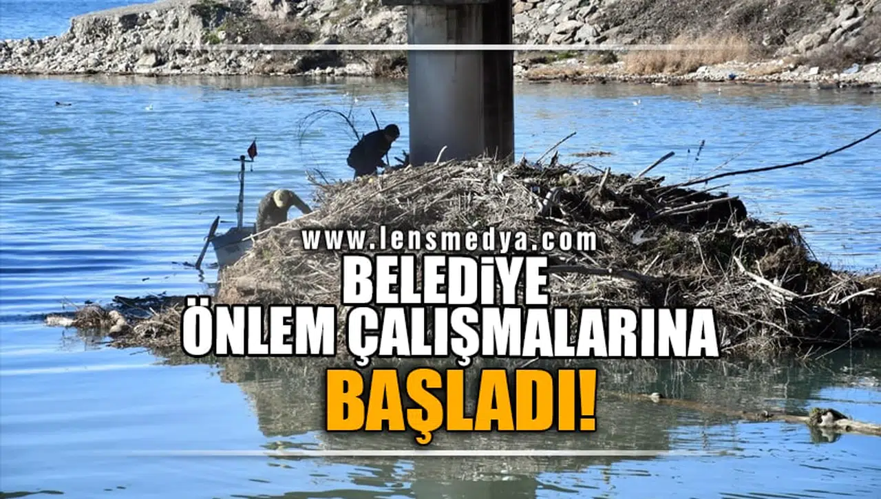 BELEDİYE ÖNLEM ÇALIŞMALARINA BAŞLADI!