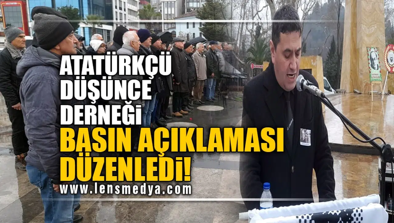 ATATÜRKÇÜ DÜŞÜNCE DERNEĞİ BASIN AÇIKLAMASI DÜZENLEDİ!