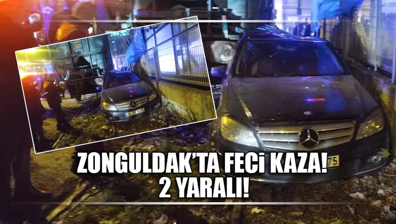 TREN OTOMOBİLİ ALTINA ALDI! 2 YARALI!