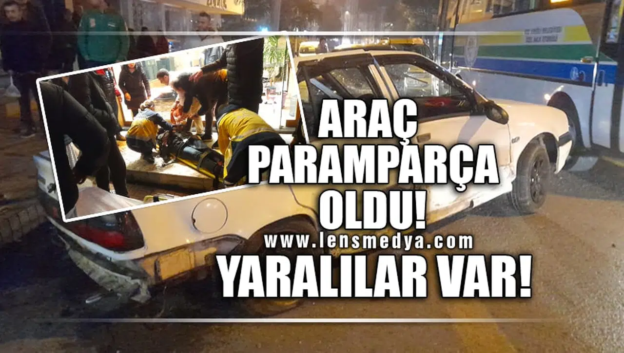 ARAÇ PARAMPARÇA OLDU... YARALILAR VAR!