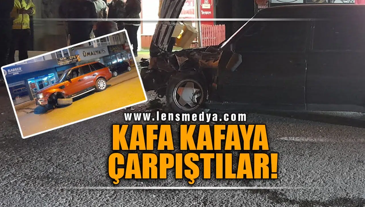 KAFA KAFAYA ÇARPIŞTILAR!