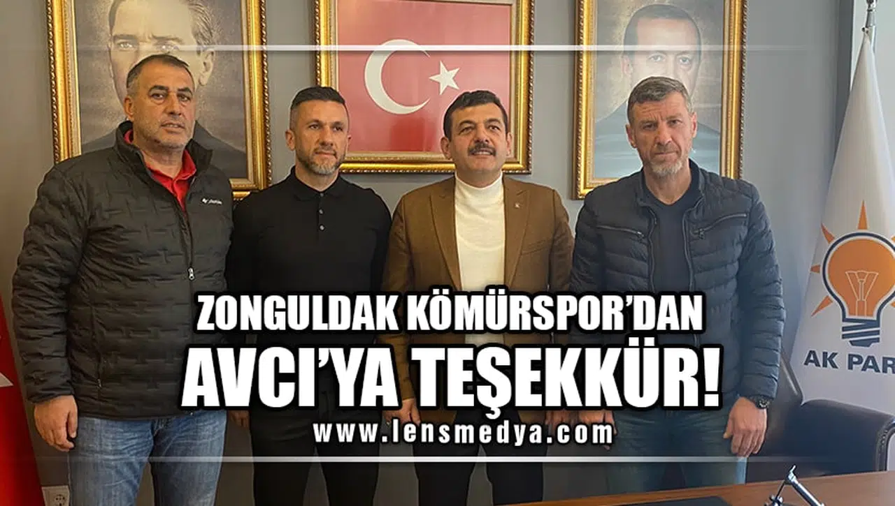 "ZONGULDAK KÖMÜRSPOR'DAN AVCI'YA TEŞEKKÜR!"